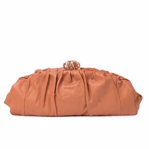 Chic Loni Leather Clutch
